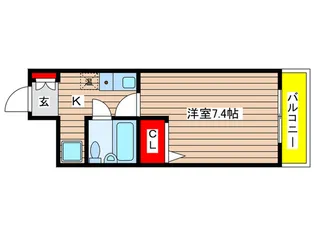 板柳ビル【4階】の間取り