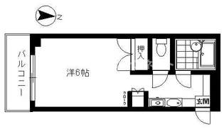 旗の台山興ビル【4階】の間取り