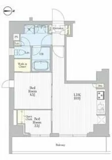 REFRAME 5 Iriya【12階】の間取り