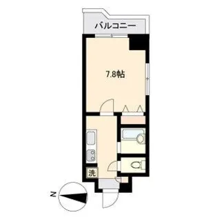 晩翠ウイングビル【9階】の間取り