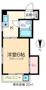 平野ビル【4階】の間取り