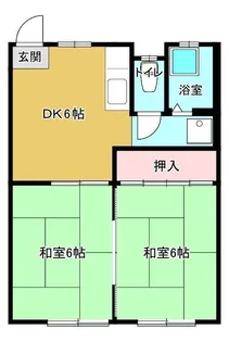 シティコーポラス【2階】の間取り