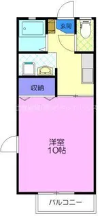 プリンストンハウス D【1階】の間取り