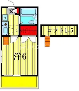 ジュネパレス新松戸第53【2階】の間取り
