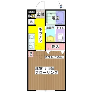 ラ・レジブルII【2階】の間取り