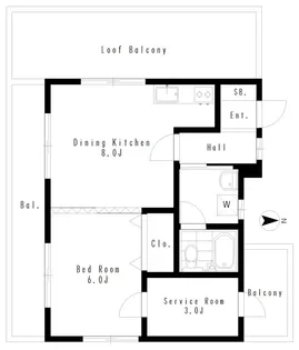 ドリームハイツ【4階】の間取り