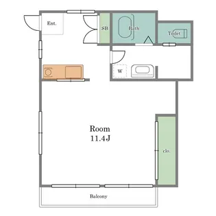 Kシャトー【2階】の間取り