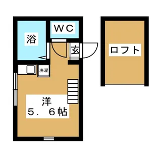 フェリス鶴見市場【2階】の間取り