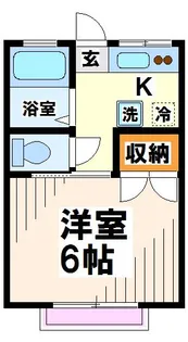 エスポワールジュノム【2階】の間取り