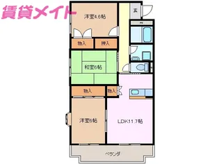 祥庵21【1階】の間取り