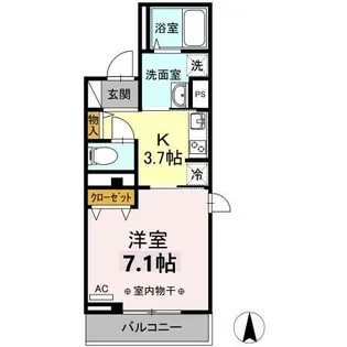 グランディオストゥエーデ【3階】の間取り