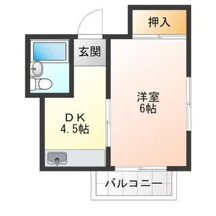 ハイツCABIN【2階】の間取り