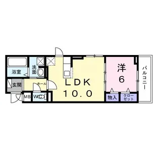 カーサ ソラティオ【2階】の間取り