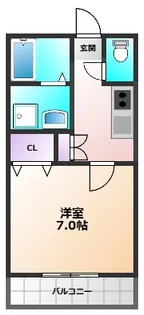 プライムスクエア【2階】の間取り