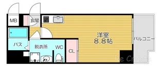 ララプレイス四天王寺夕陽ヶ丘【10階】の間取り