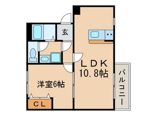 ドエル南陵【2階】の間取り