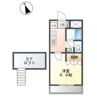 marimoco【2階】の間取り