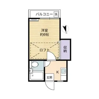 コーポコヤマ【2階】の間取り