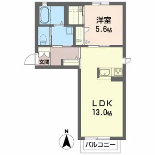シャーメゾンAK【1階】の間取り