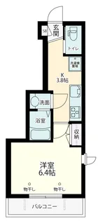 メゾンアスカ【2階】の間取り