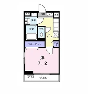 ココ アムール【2階】の間取り