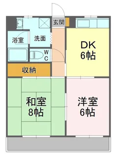 ロイヤルマルトウII【1階】の間取り
