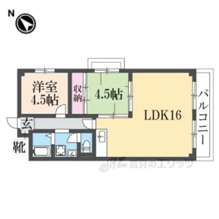 メゾン山幸【10階】の間取り