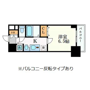 プレサンス名古屋STATIONアライブ【15階】の間取り