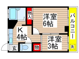INAビル【2階】の間取り