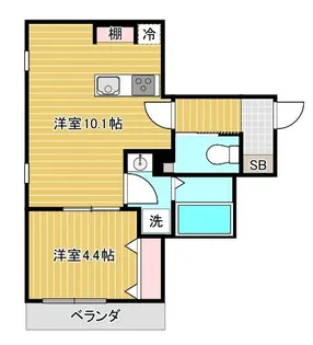 デュオグランドメゾン24【2階】の間取り