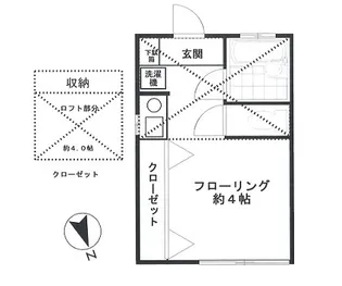 コーポミホ【2階】の間取り
