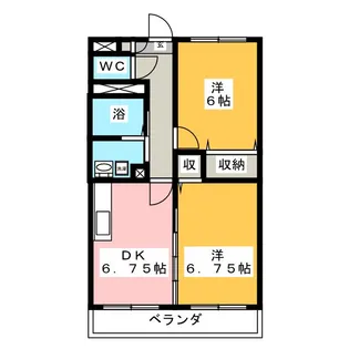 サン・シャローズ【3階】の間取り