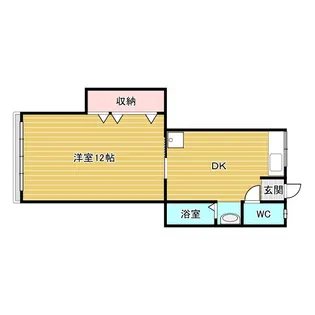 本町マンション【2階】の間取り