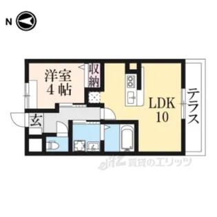 プランドールK2【1階】の間取り