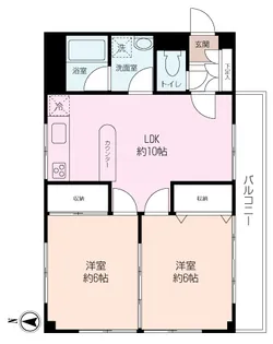 パラッツォ・チェリー【3階】の間取り