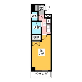インペリアルコート両替町【2階】の間取り