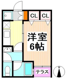 ラメゾンブランシュ【2階】の間取り