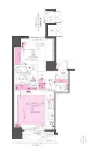 ZOOM東神田【12階】の間取り
