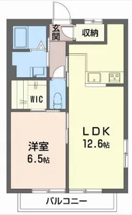 ウエスト・パディ【2階】の間取り