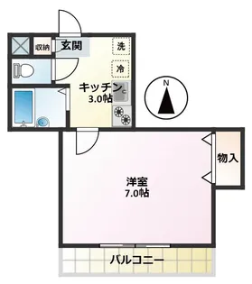 クレアール【1階】の間取り