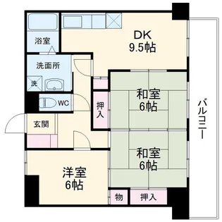 若葉ビル【7階】の間取り