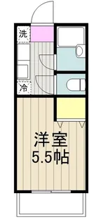 ハイツゆぎ【2階】の間取り