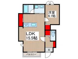 Windsor Court North【1階】の間取り