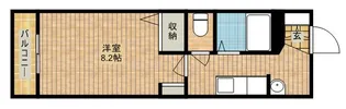 ミューズ中原【2階】の間取り