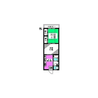 メゾンオガワ【2階】の間取り