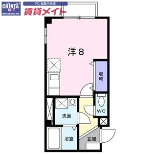 カーサ・サニー【2階】の間取り