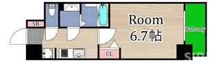 ファステート都島テーラー【9階】の間取り