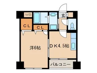 ファインハイム【6階】の間取り
