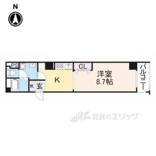 オリエンタル橿原【2階】の間取り