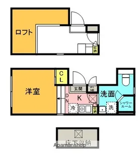 レイアス神田神保町【1階】の間取り